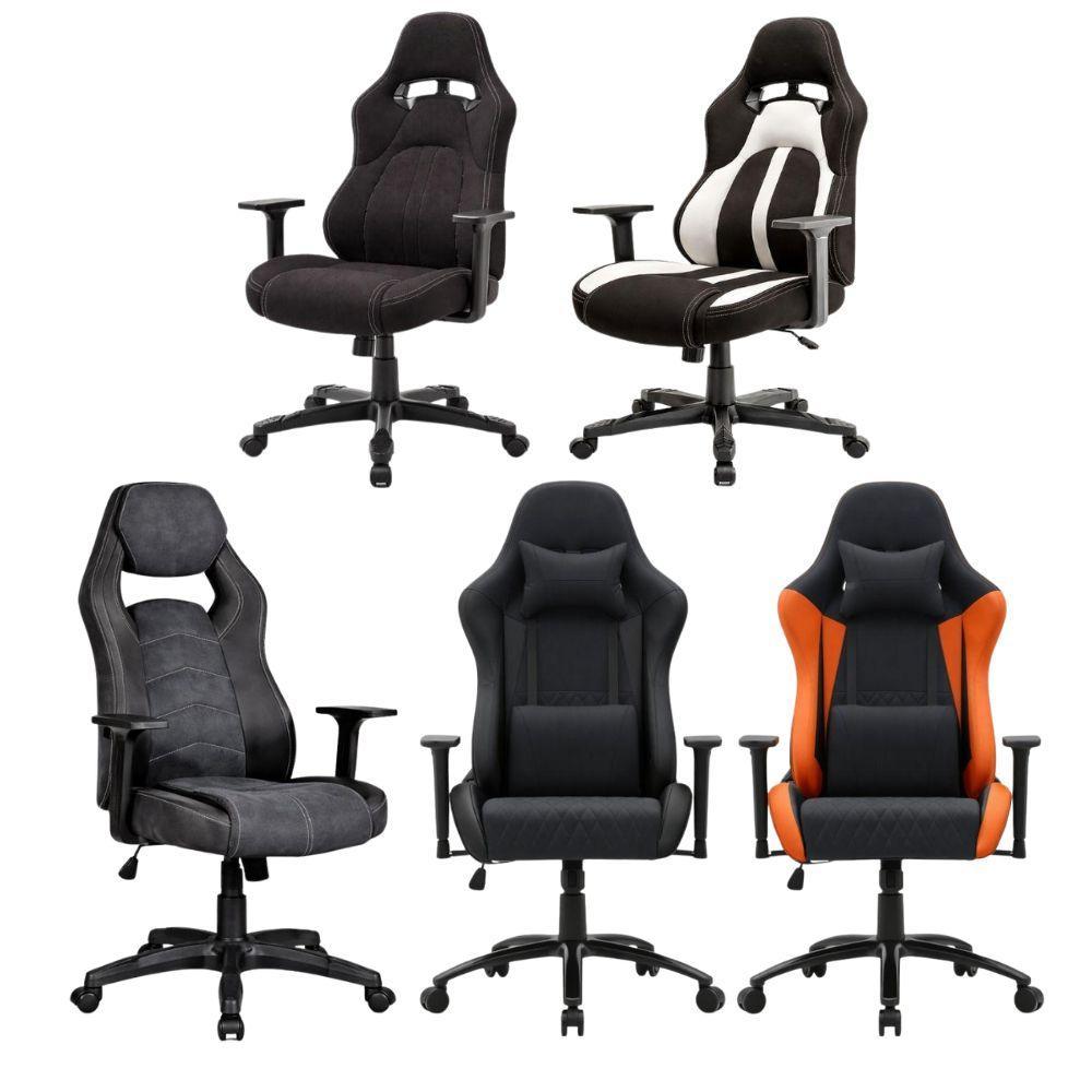  sedia gaming ergonomica con supporto lombare, braccioli e ruote girevoli - foto 1