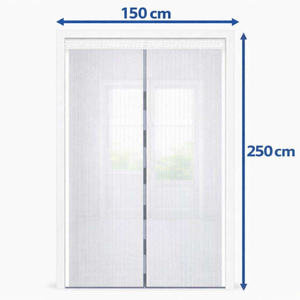  zanzariera magnetica 150x250 con chiusura automatica anti zanzare - foto 5
