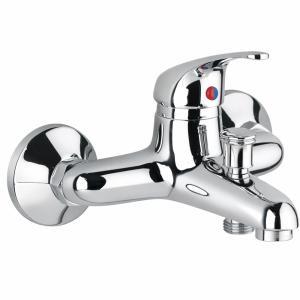 Miscelatore rubinetto da bagno monocomando cromato