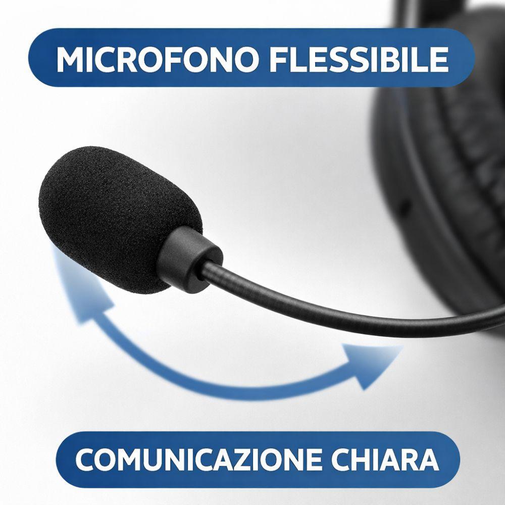  cuffie gaming con microfono stereo audio hd e comfort - foto 5