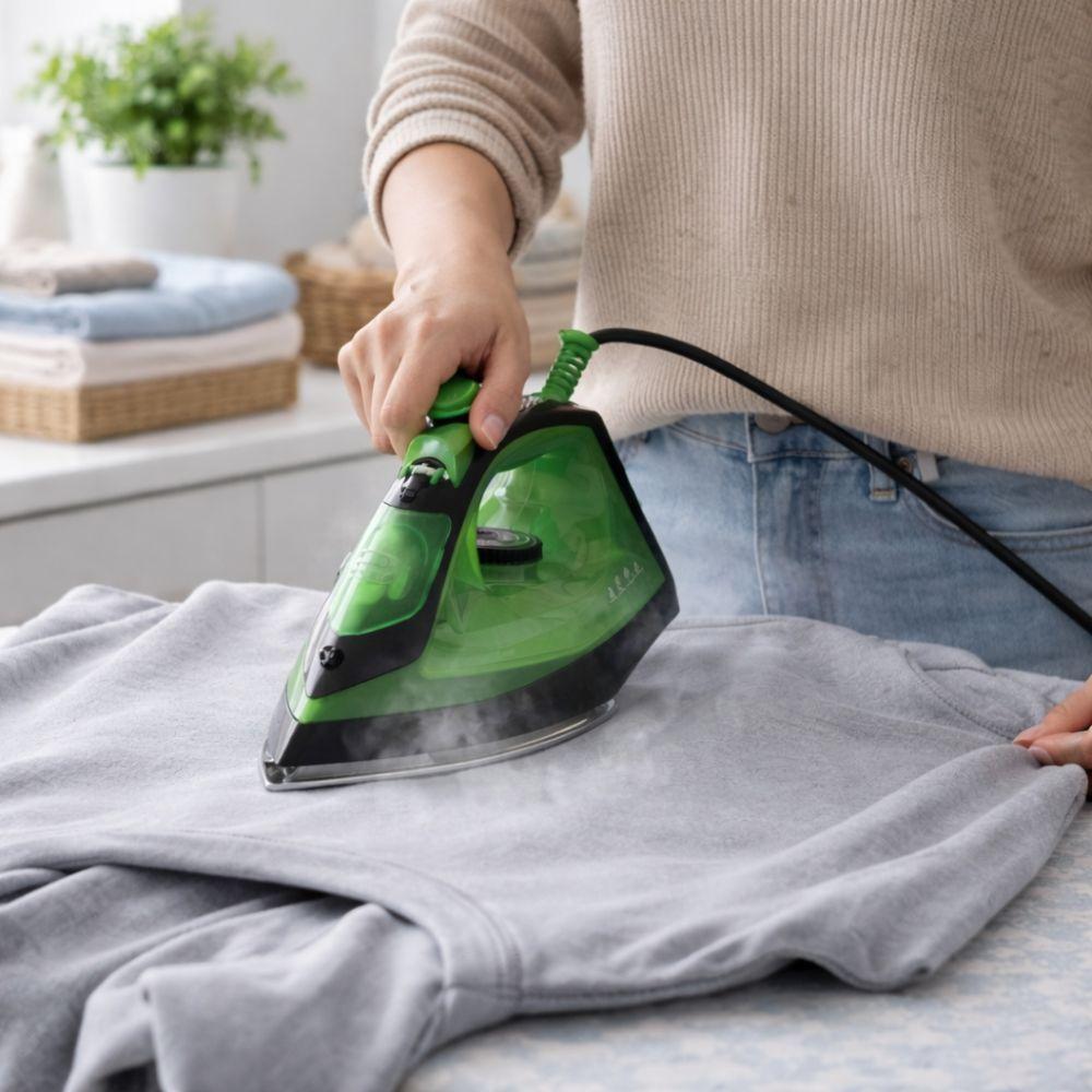  ferro da stiro elettrico a vapore 2200w con serbatoio 240 ml e piastra antiaderente - foto 4