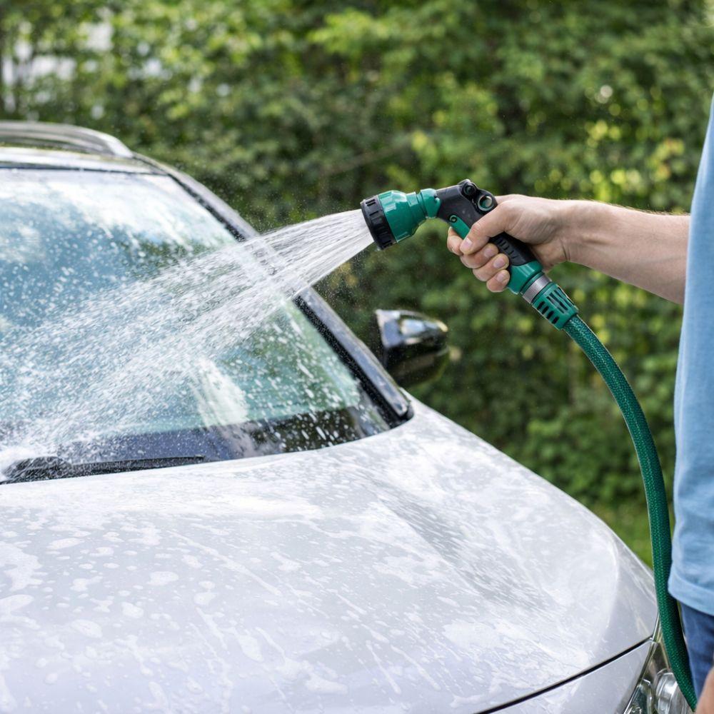  tubo irrigazione 20m rinforzato 3 strati anti piega flessibile - foto 4