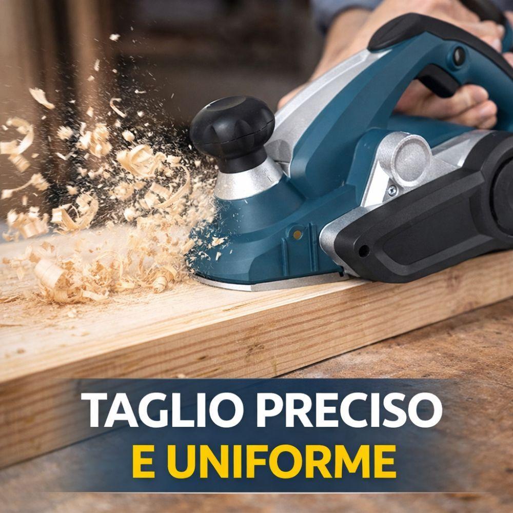  pialla elettrica 2450w per legno regolabile alta precisione - foto 3