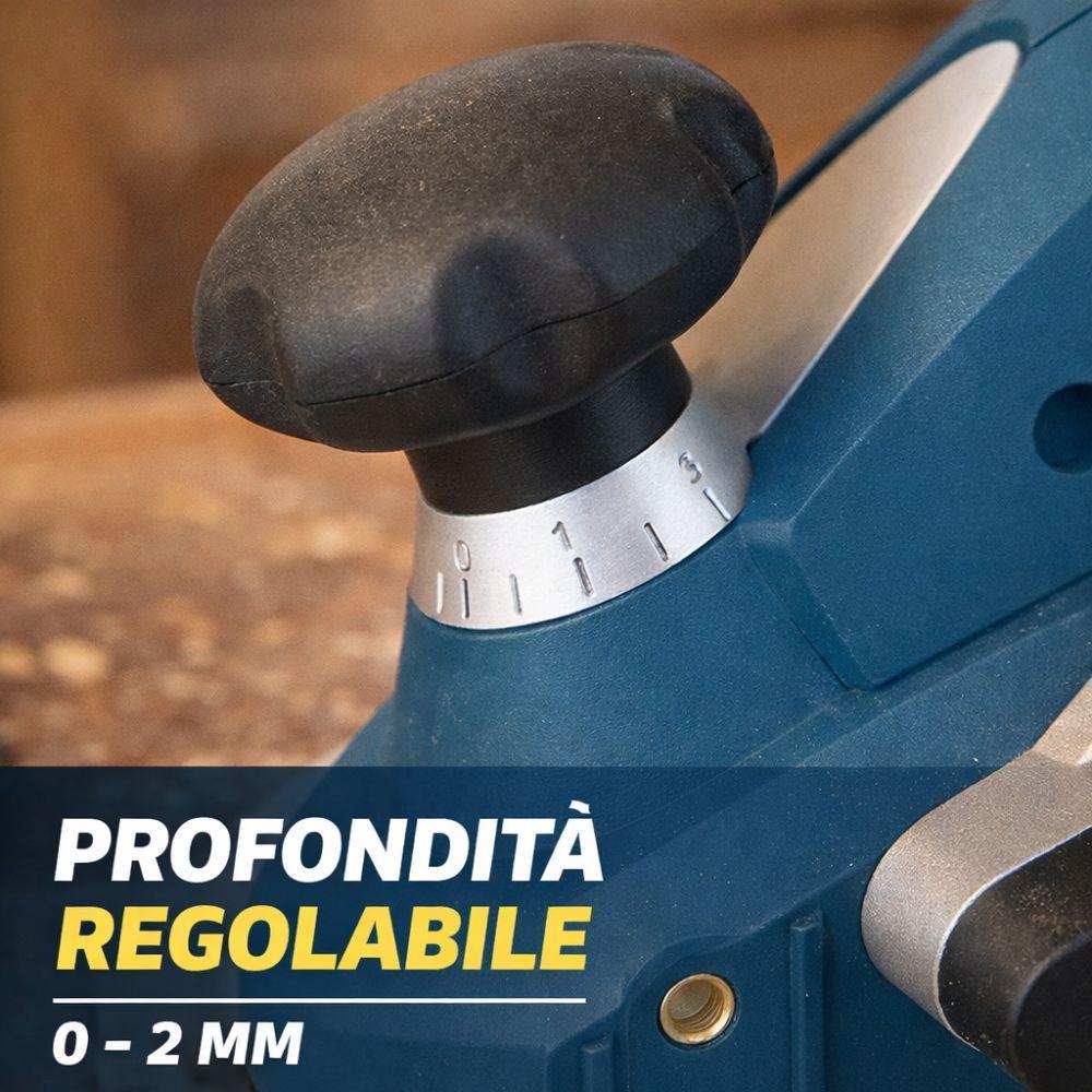  pialla elettrica 1950w per legno regolabile alta precisione - foto 3