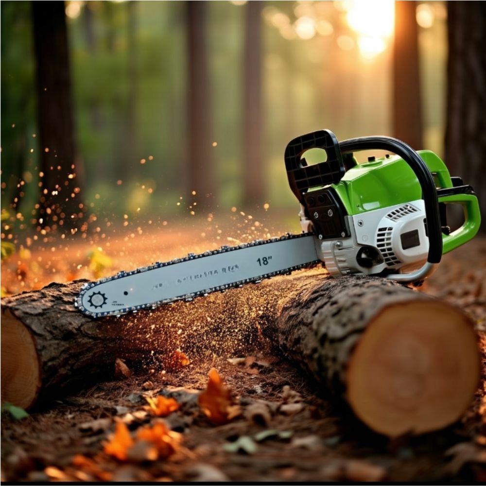  motosega a scoppio 52cc 6.2hp lama 45cm - foto 3