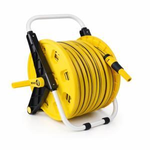 Avvolgitubo da giardino 50 m tubo resistente con facile riavvolgimento