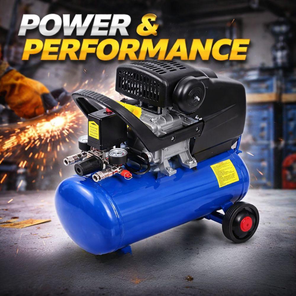  compressore aria professionale da 60l 2.8 kw 230v - foto 5