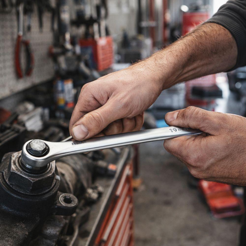  set chiavi combinate 12 pezzi crv 6-22 mm - foto 2