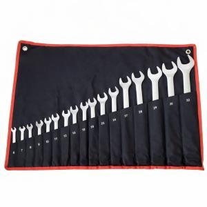 Set chiavi combinate professionali in acciaio kit completo multi misura con custodia officina casa auto