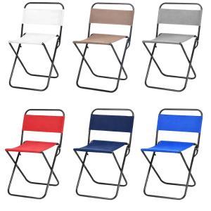 Sedia pieghevole salvaspazio in acciaio e tessuto resistente multiuso