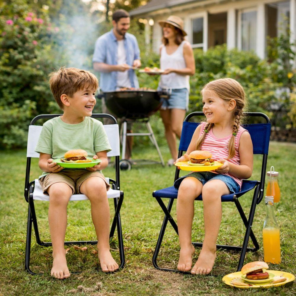  sedia pieghevole salvaspazio in acciaio e tessuto resistente multiuso - foto 4