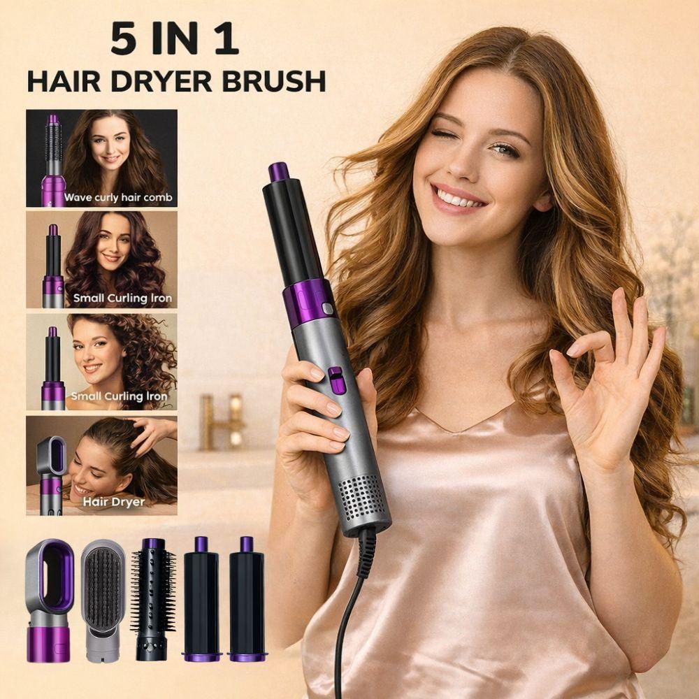  asciugacapelli 800w 5 in 1 multifunzione con 5 accessori - foto 3