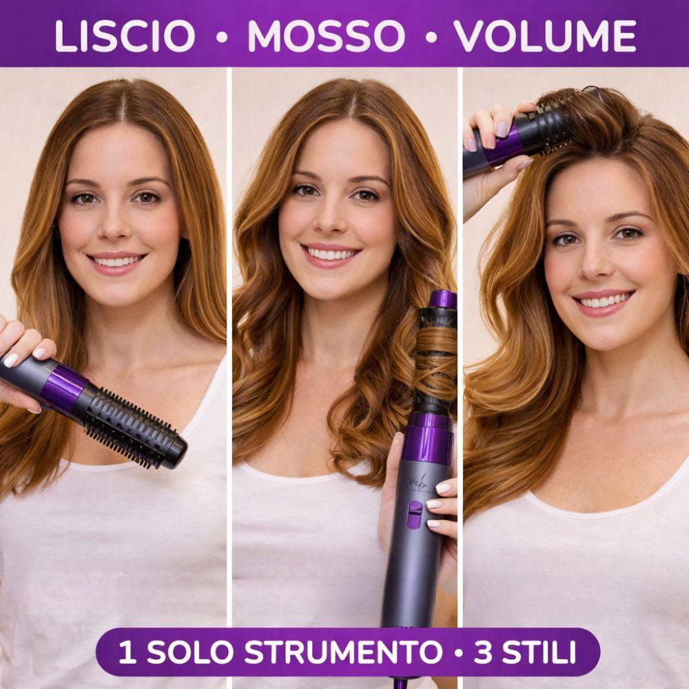  asciugacapelli 800w 5 in 1 multifunzione con 5 accessori - foto 4