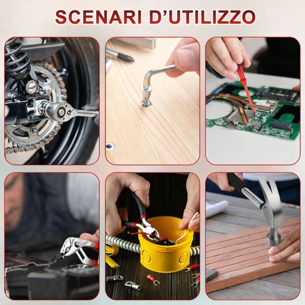  kit di attrezzi 799 pezzi con valigia - foto 5