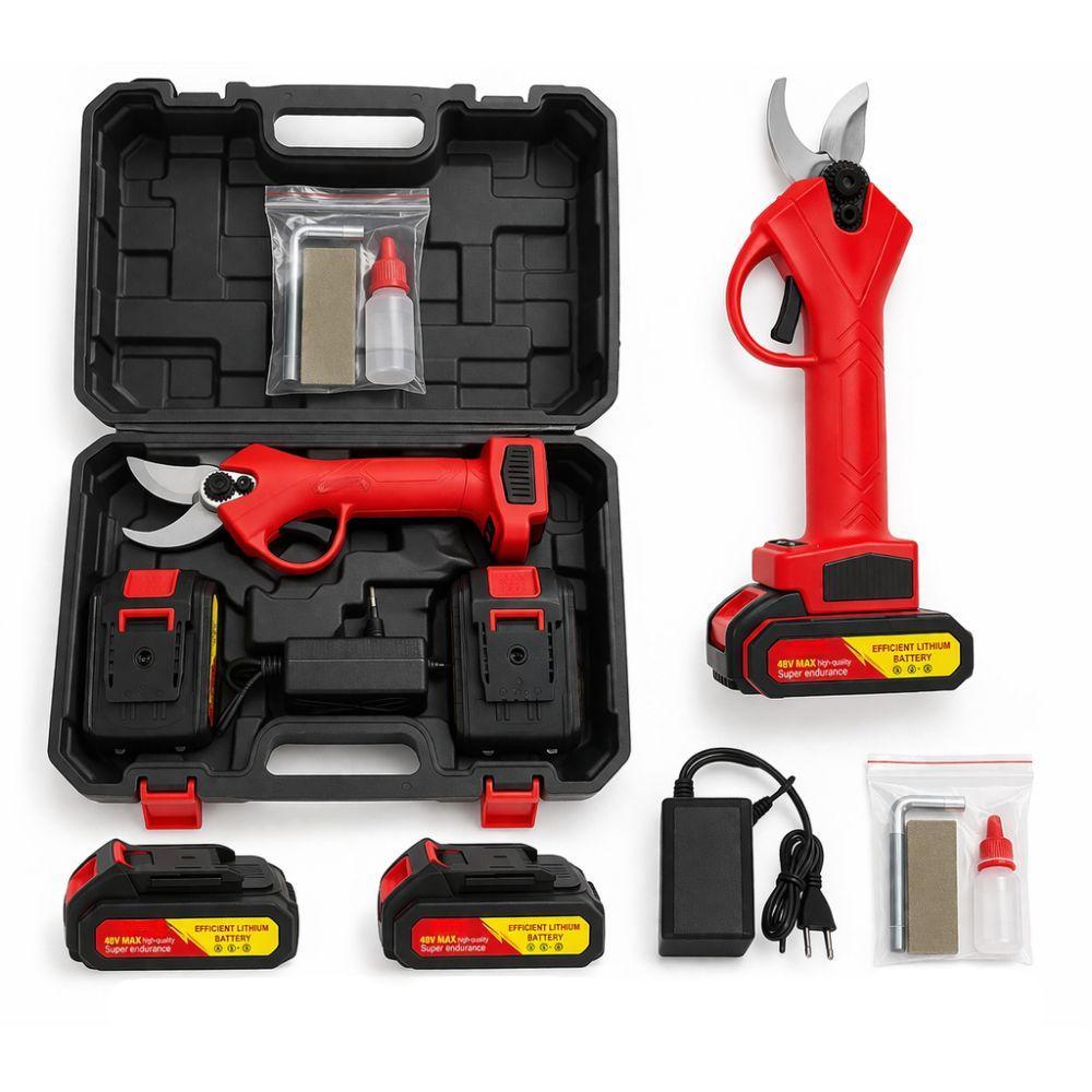  forbice elettrica da potatura 48v con 2 batterie - foto 3