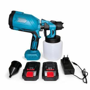 Verniciatore a spruzzo con due batterie e ugello regolabile
