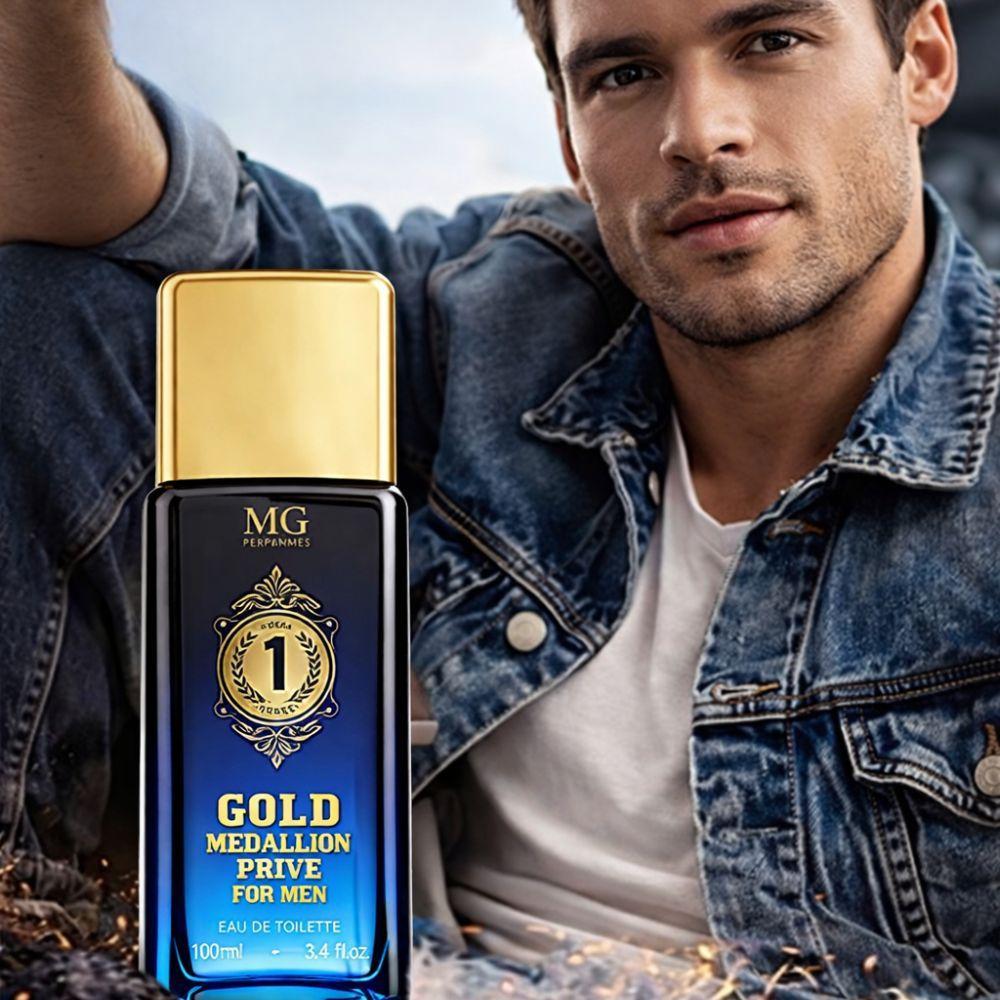  profumo uomo gold medallion prive 100ml eau de toilette - foto 3