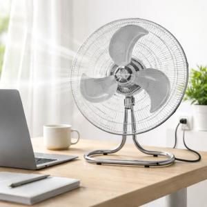 Ventilatore 3 in 1 con oscillazione e 3 velocità da terra, tavolo e parete