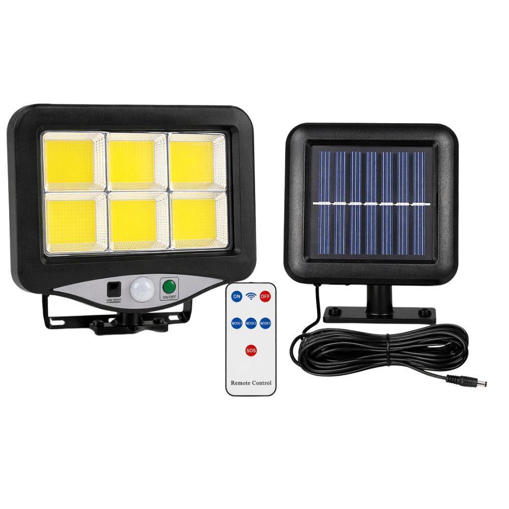  lampada solare led da parete con telecomando pannello esterno - foto 1