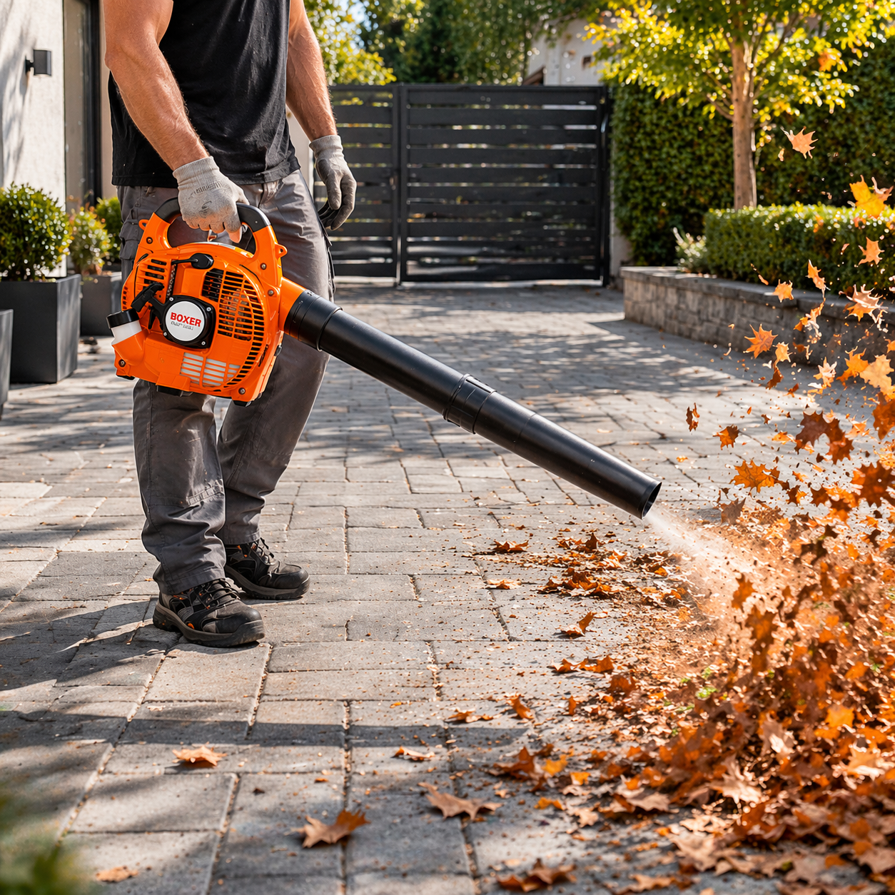  soffiatore a scoppio professionale boxer bx-3241 motore potente alta velocita aria per foglie giardino pulizia esterna - foto 3