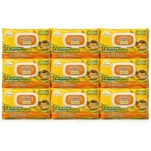 720 salviettine igenizzanti idratanti argan (10 pacchetti da 72 pezzi)