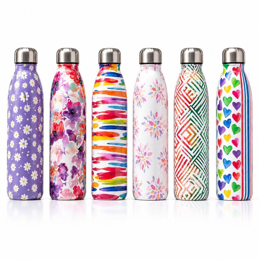  bottiglia termica acciaio inox 500ml  mantiene caldo e freddo - foto 1