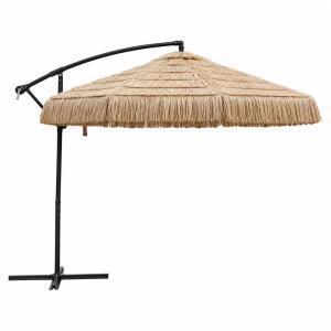 Ombrellone a braccio stile paglia tropicale da giardino...