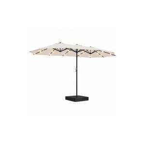 Ombrellone da giardino con luci led integrate 3x3 m con...