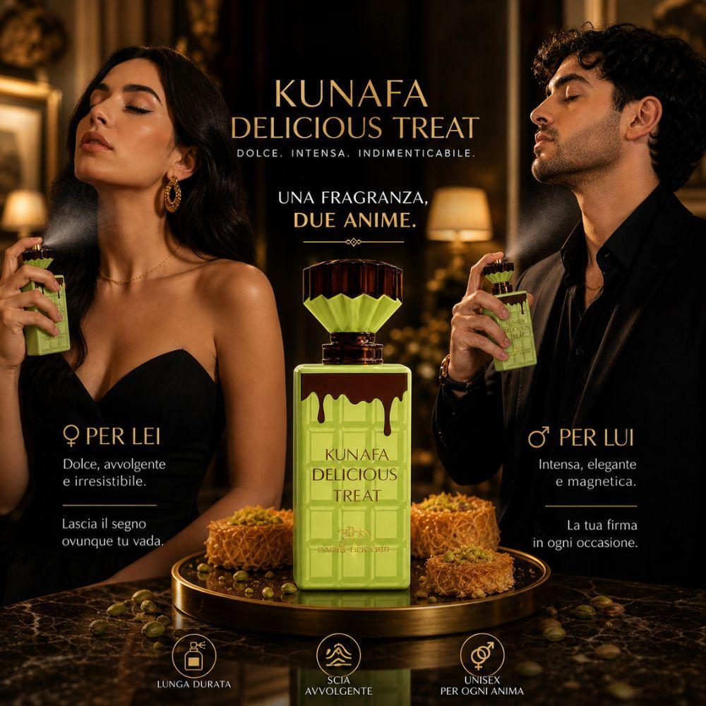  profumo kunafa delicious treat 100ml fragranza dolce orientale intensa e avvolgente - foto 3