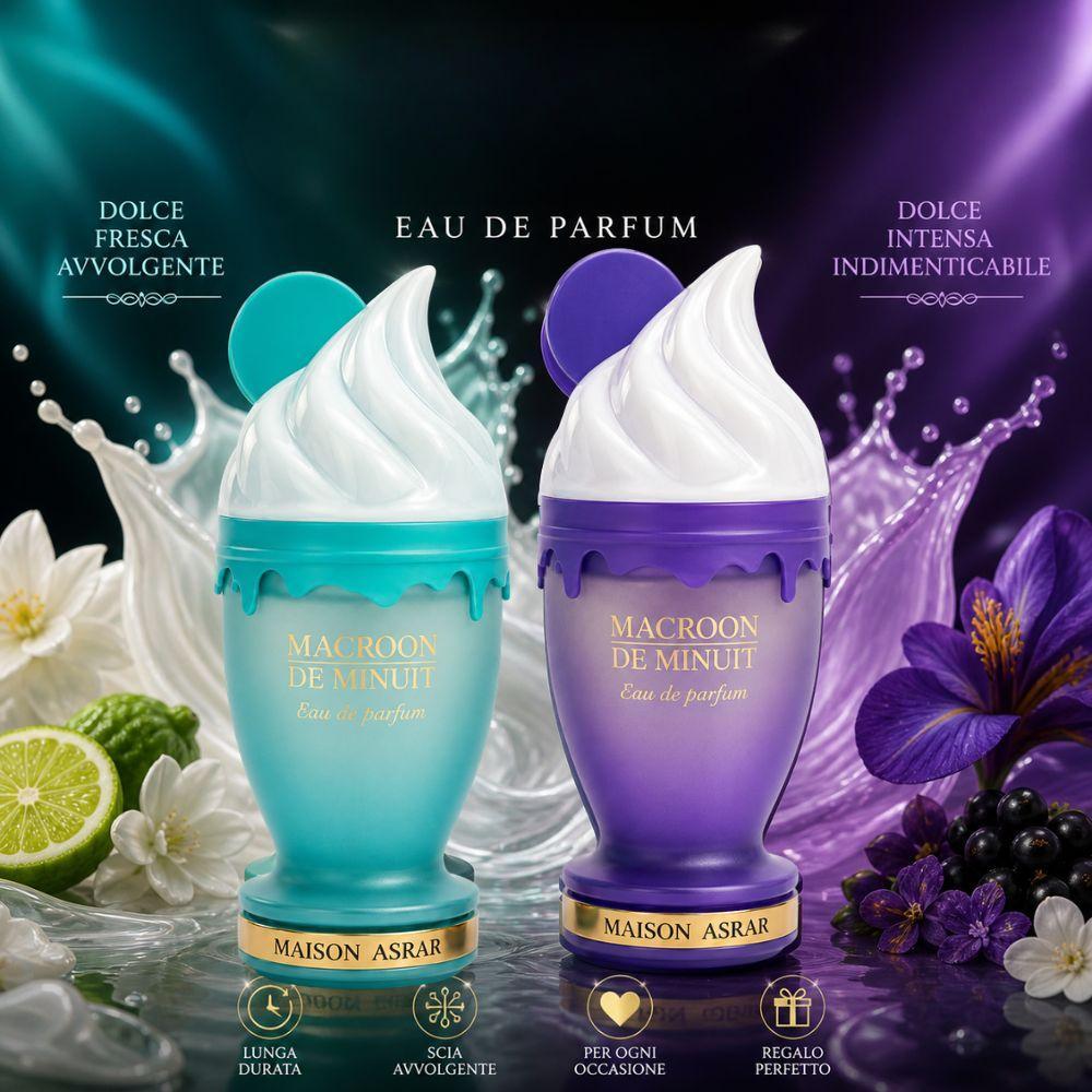  macroon de minuit eau de parfum 100ml – fragranza dolce gourmand donna, design luxury iconico - foto 3