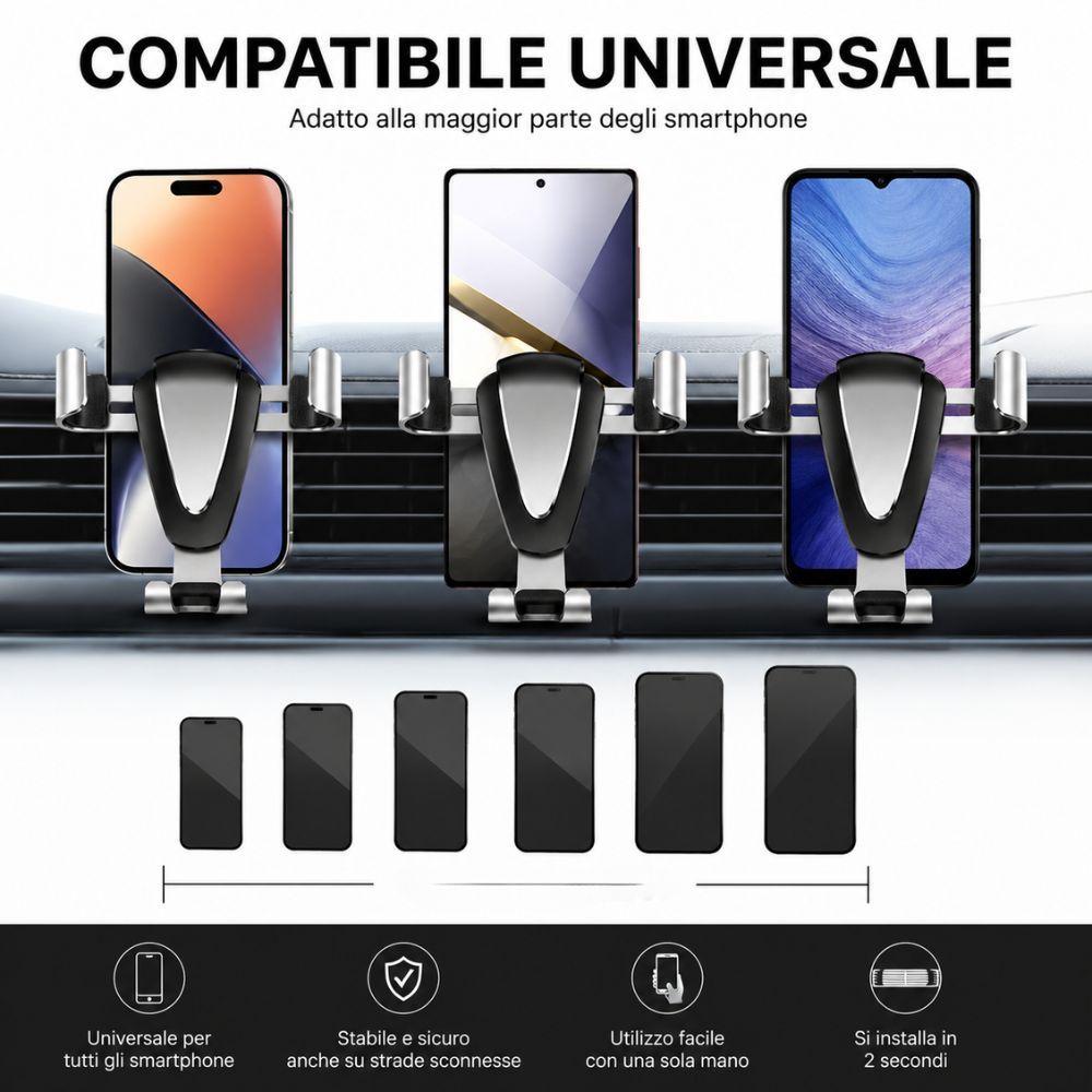  supporto smartphone auto per bocchetta universale - foto 5