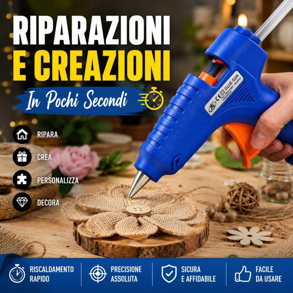  pistola per colla a caldo 60w riparazioni e hobby - foto 2