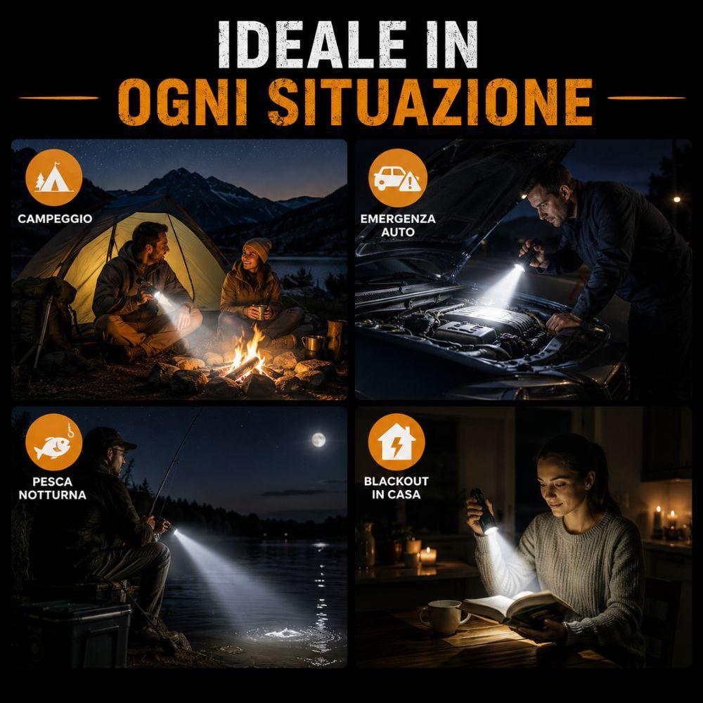 torcia led tattica ricaricabile usb con zoom regolabile ad alta luminosità per outdoor e emergenze - foto 3 torcia led tattica ricaricabile usb con zoom regolabile ad alta luminosità per outdoor e emergenze - foto 3
