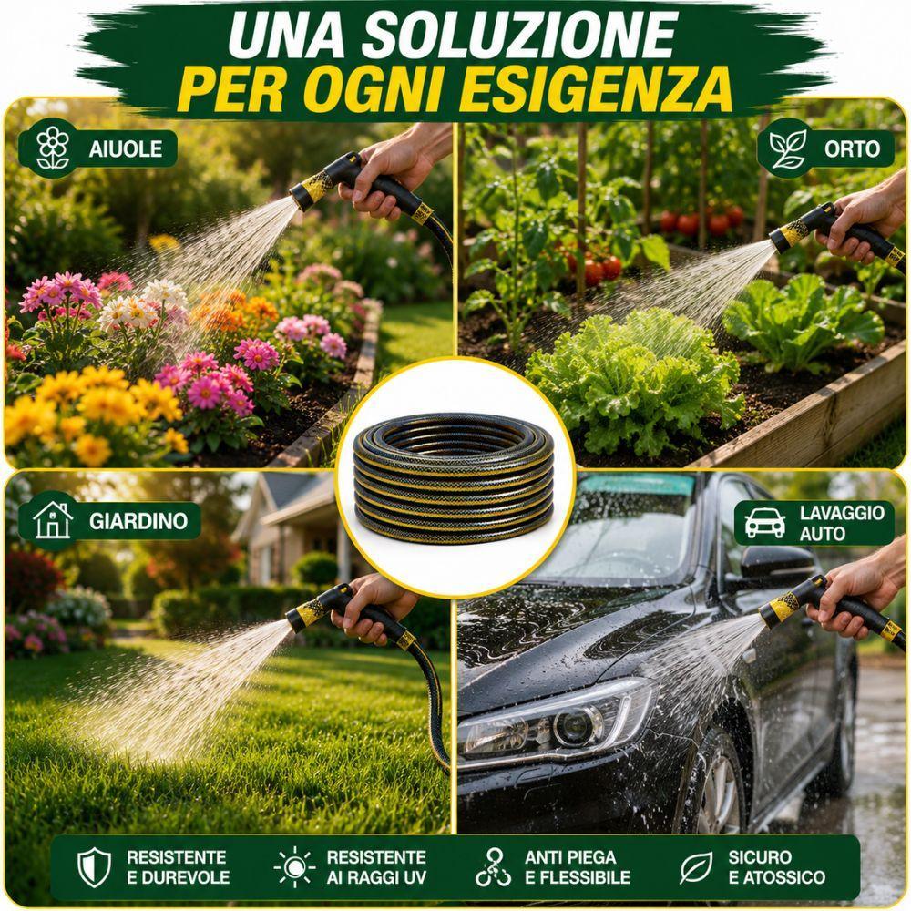  tubo da giardino premium 4 strati 30 metri - foto 4