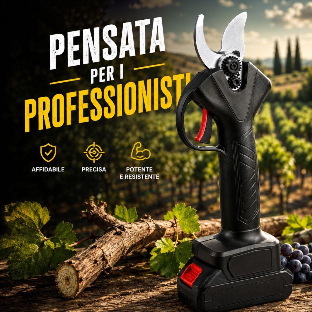  cesoia professionale forbice da potatura elettrica a batteria - foto 4