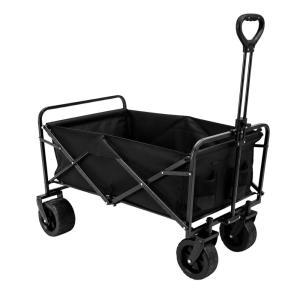 Carrello pieghevole da trasporto multiuso 80 kg con ruote girevoli 360° e maniglia regolabile