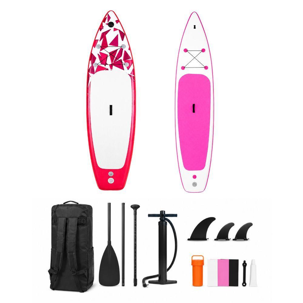  sup gonfiabile 366x82x15 cm stand up paddle con accessori - foto 3
