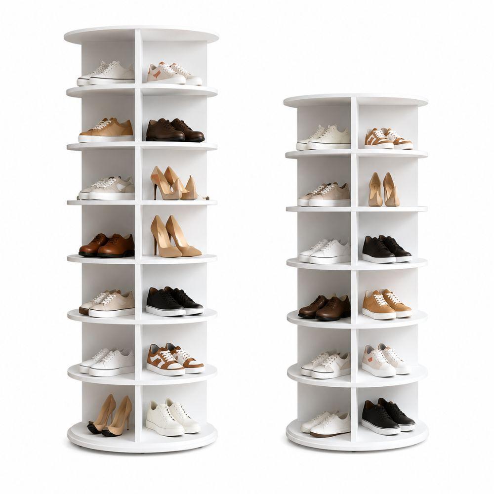  scarpiera girevole salvaspazio rotante 360 gradi porta scarpe moderna - foto 1