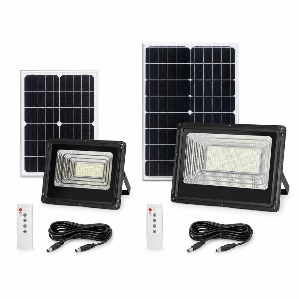 faro led solare da esterno con pannello fotovoltaico telecomando e sensore crepuscolare - foto 1 faro led solare da esterno con pannello fotovoltaico telecomando e sensore crepuscolare - foto 1