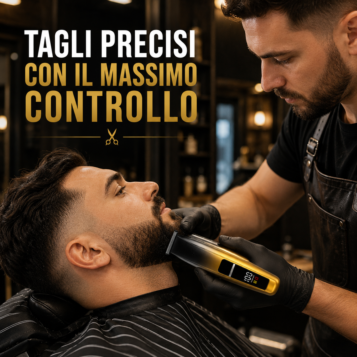 tagliacapelli e regolabarba professionale ricaricabile con display digitale - foto 2 tagliacapelli e regolabarba professionale ricaricabile con display digitale - foto 2