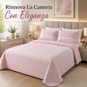 Completo letto matrimoniale 3 pezzi in microfibra lenzuolo sopra, lenzuolo sotto con angoli e coppia federe