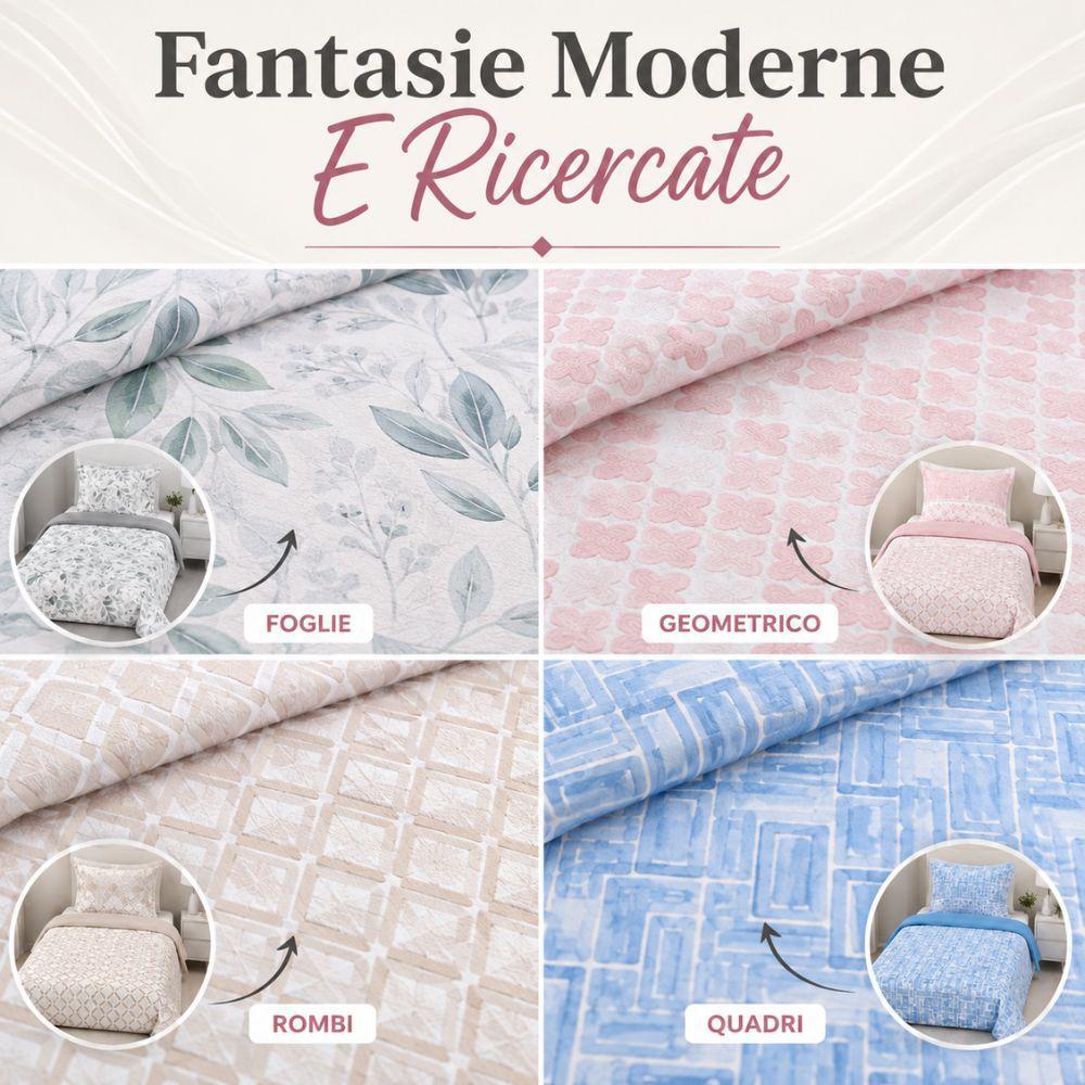 completo letto matrimoniale 3 pezzi in microfibra lenzuolo sopra, lenzuolo sotto con angoli e coppia federe - foto 5 completo letto matrimoniale 3 pezzi in microfibra lenzuolo sopra, lenzuolo sotto con angoli e coppia federe - foto 5