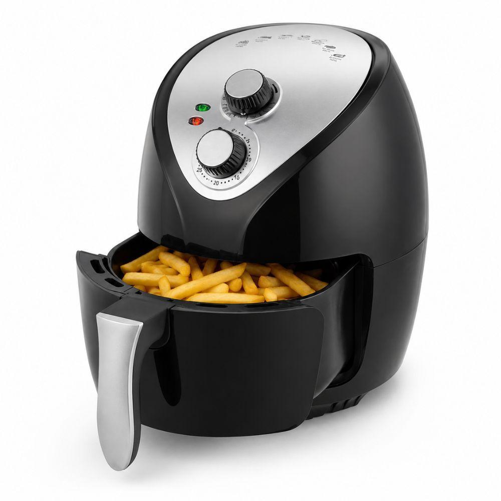 friggitrice ad aria 4,5 litri con temperatura regolabile e timer 30 minuti - foto 1