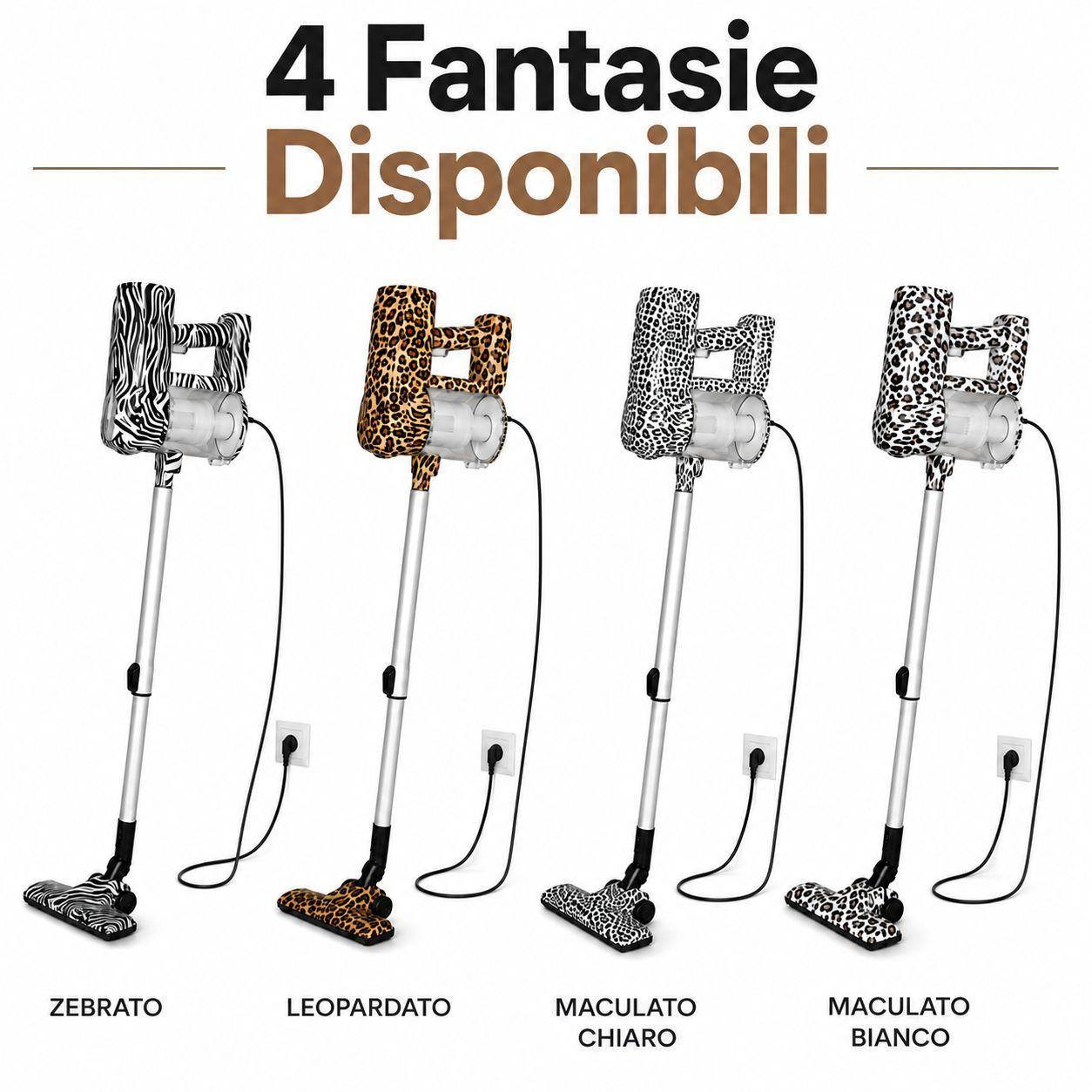  aspirapolvere con filo verticale moderno 4 fantasie animalier - foto 3