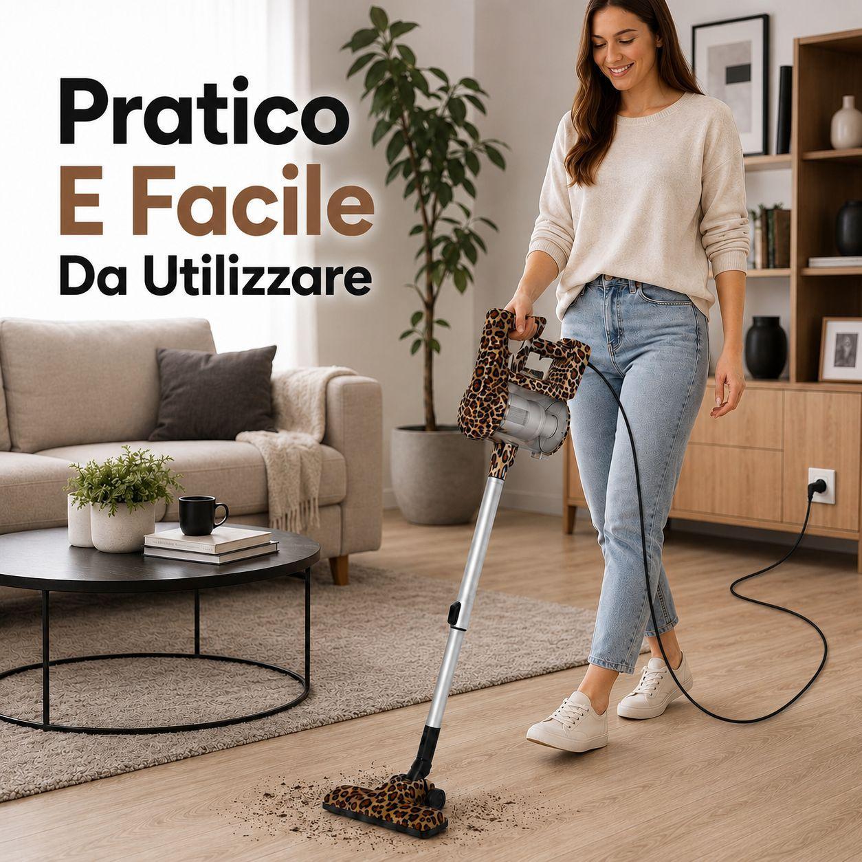  aspirapolvere con filo verticale moderno 4 fantasie animalier - foto 4