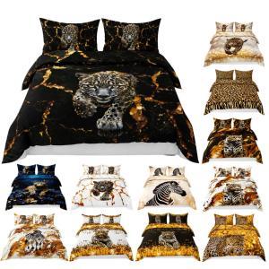 Completo letto matrimoniale fantasia animalier 3 pezzi...