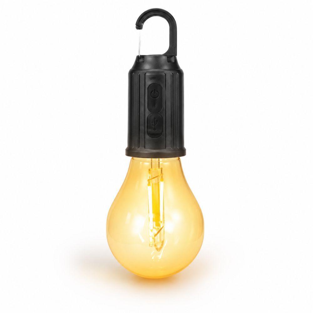  lampada led ricaricabile usb c da campeggio con gancio portatile per outdoor emergenze e casa - foto 1