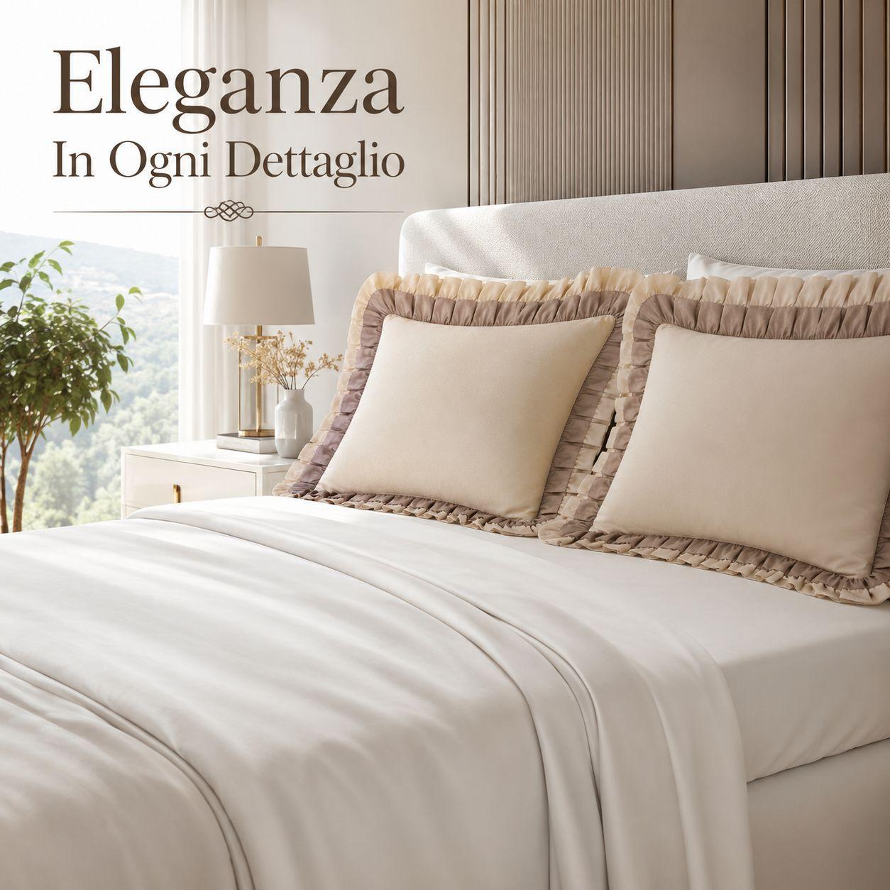 coppia federe con doppia balza eleganti 50×80 cm - foto 2 coppia federe con doppia balza eleganti 50×80 cm - foto 2