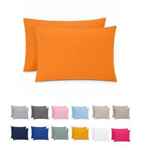 Coppia federe con chiusura a bottoni 50×80 cm