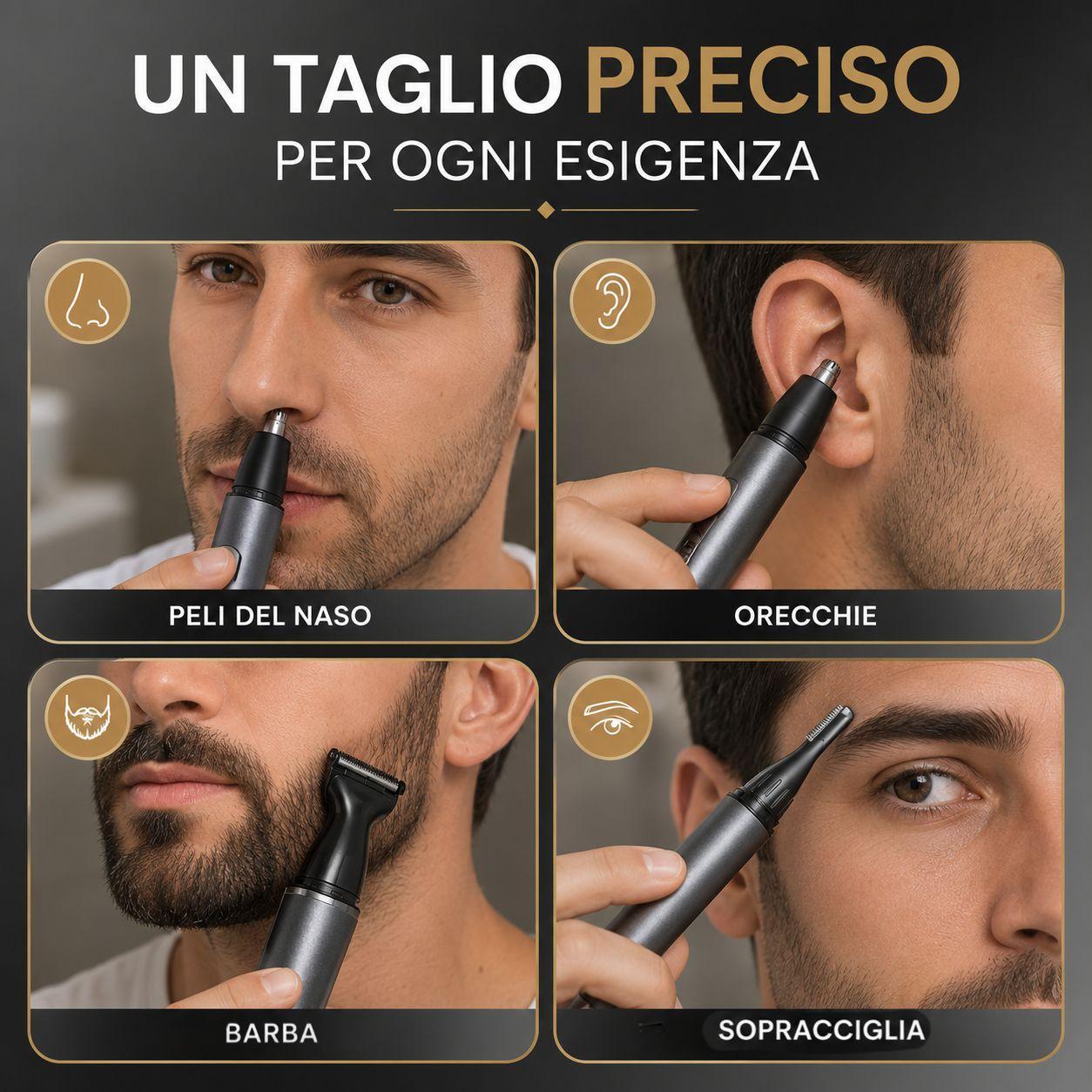 epilatore trimmer elettrico ricaricabile usb multifunzione di precisione per cura personale - foto 4 epilatore trimmer elettrico ricaricabile usb multifunzione di precisione per cura personale - foto 4